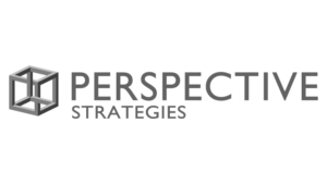 Logo Perspective Strategies, black & white