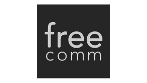 Logo free communication, black & white