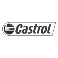 Logo Castrol, black & white